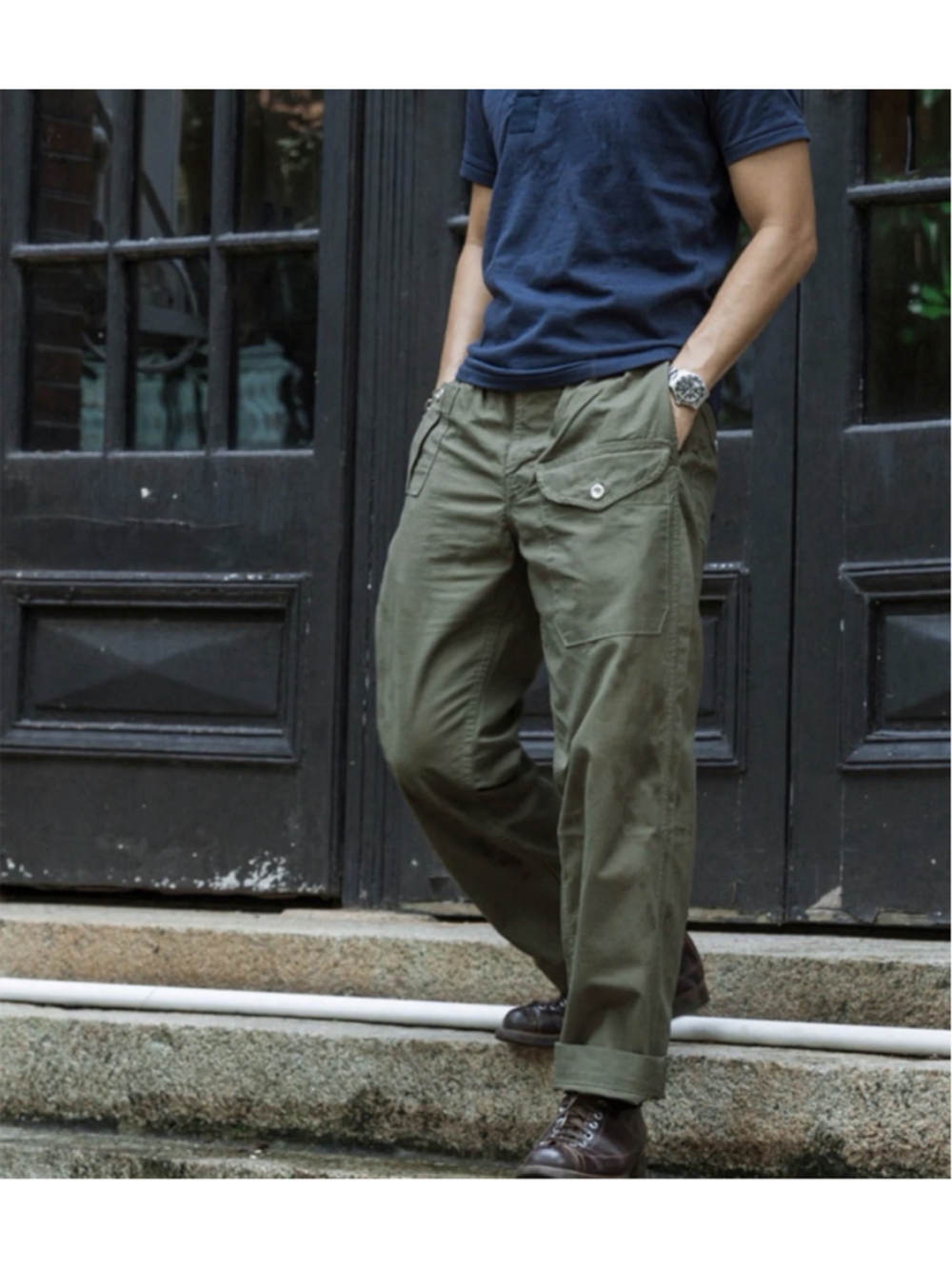 1943 British Army KD & JG Gurkha Bermuda Pants - Olive Size 4
